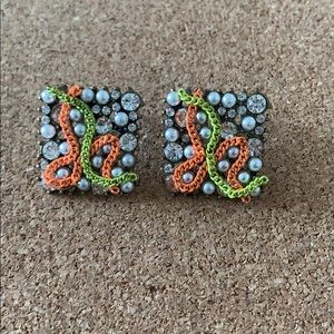 ASOS Pearly Chain Earrings